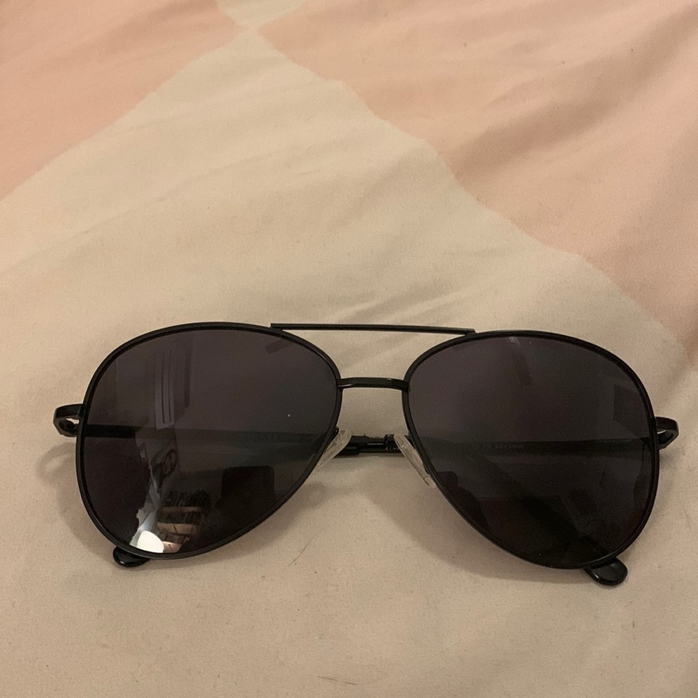 Classic Black Aviator Reader Sunglasses, 1.50 power